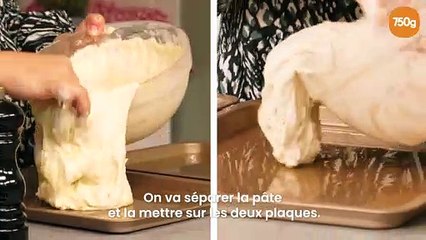 Focaccia sans pétrissage