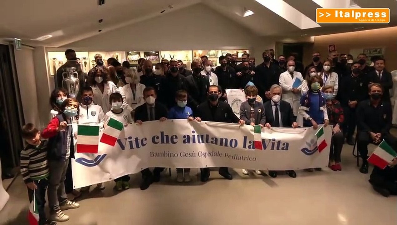 Azzurri al Bambino Gesù, Gravina "Incontro speciale"
