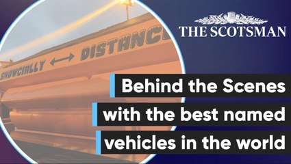 Behind the scenes with the world's best named vehicles at Amey Glasgow