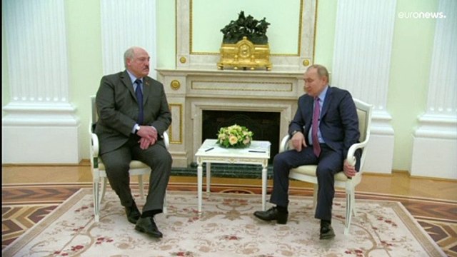 Faccia a faccia al Cremlino tra Putin e Lukashenko