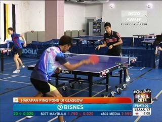 Harapan ping pong di Sukan Komanwel Glasgow