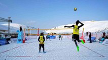 Kar voleybolu Avrupa turu Kahramanmaraş'ta başladı