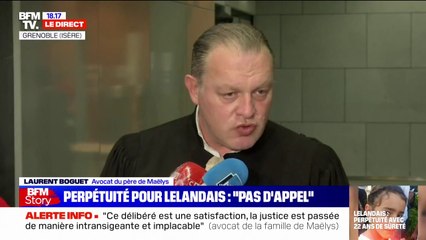 Me Laurent Boguet, avocat du père de Maëlys: "Nordahl Lelandais emporte avec lui dans sa cellule des éléments de compréhension"