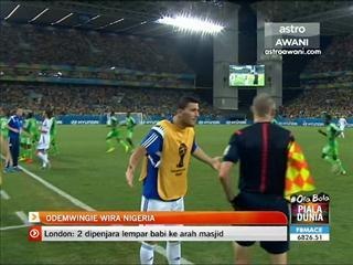 Peter Odemwingie wira Nigeria menang 1-0