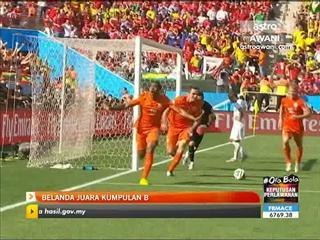 Belanda juara kumpulan B