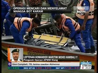 Operasi mencari dan menyelamat bot karam