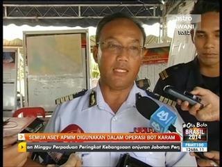 Semua aset APMM digunakan dalam operasi bot karam