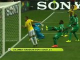 Colombia tewaskan Ivory Coast 2-1