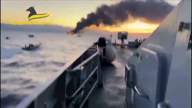 Dramático incendio en un ferry griego con 290 personas a bordo