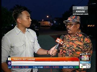 Perkembangan terkini SAR mangsa bot karam hari ke-3