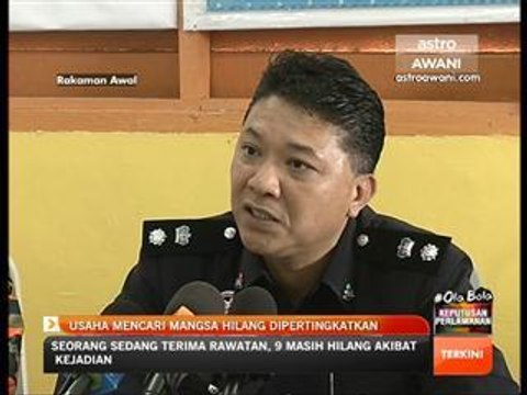 Hari ke-2 Sidang Media tragedi tongkang karam Banting