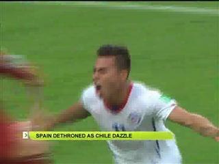 Spain Dethroned as Chile dazzle