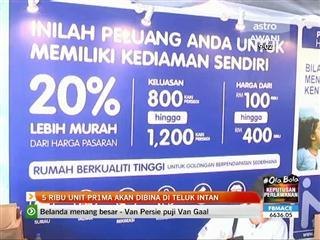 5 ribu unit PR1MA akan dibina di Teluk Intan