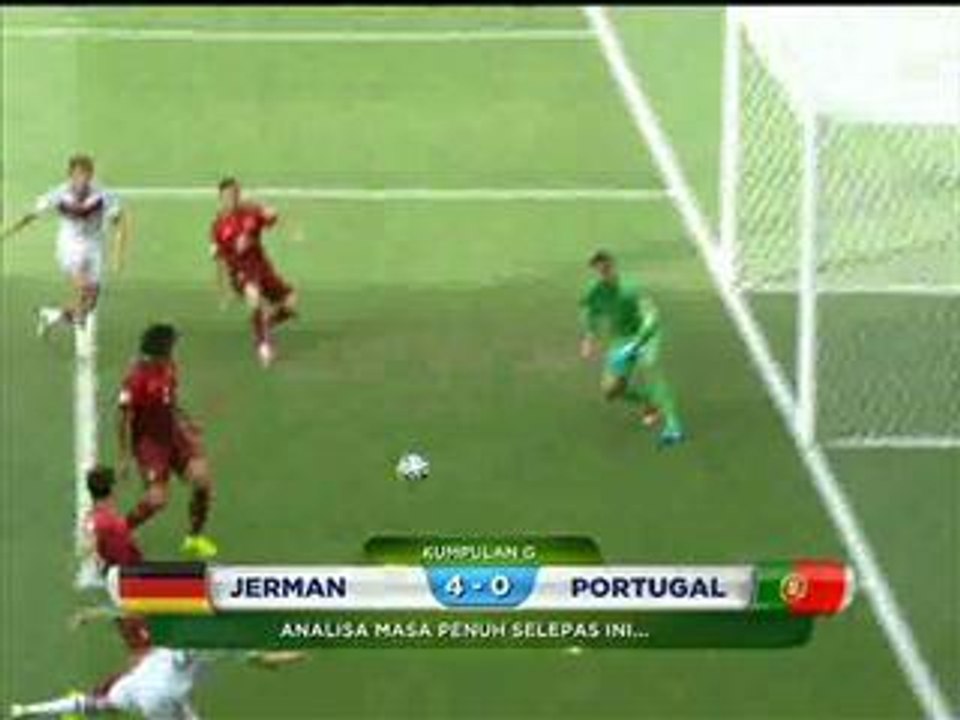 Germany dominates Portugal, 4-0