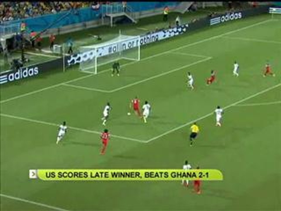 US scores late winner, beats Ghana 2-1