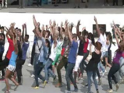 World Cup flash mob has Brazilians dancing in Rio