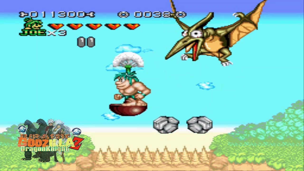 Joe & Mac 2 Lost in the Tropics (All Bosses) #SNES #AllBosses