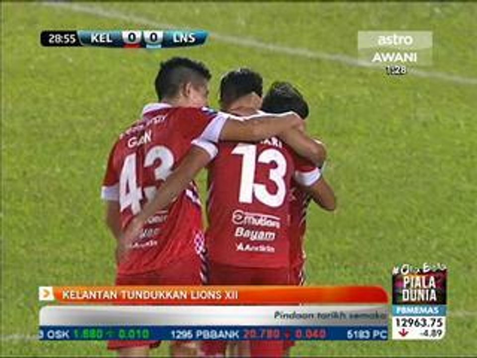 Kelantan tundukkan Lions XII 2-1
