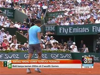 Rafael Nadal juara Terbuka Perancis