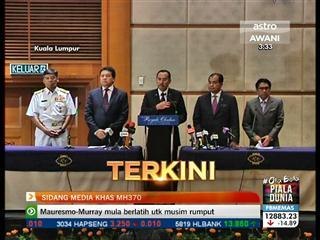 Sidang media khas MH370 (3:30pm, 09 Jun 2014)