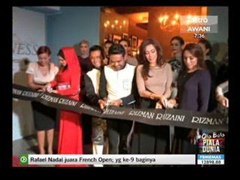 Majlis pelancaran butik Rizman Ruzani
