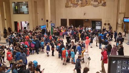 Perturbations sur les rails à cause de la tempête Eunice