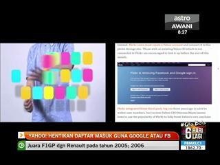 Yahoo! hentikan daftar masuk guna Google atau FB