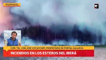 Incendios en los esteros del Iberá