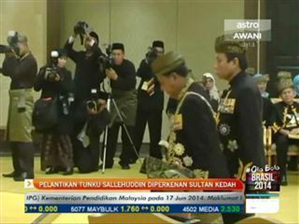 Sultan Kedah perkenan pelantikan Tunku Sallehuddin