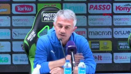 SPOR İttifak Holding Konyaspor - Kasımpaşa maçının ardından