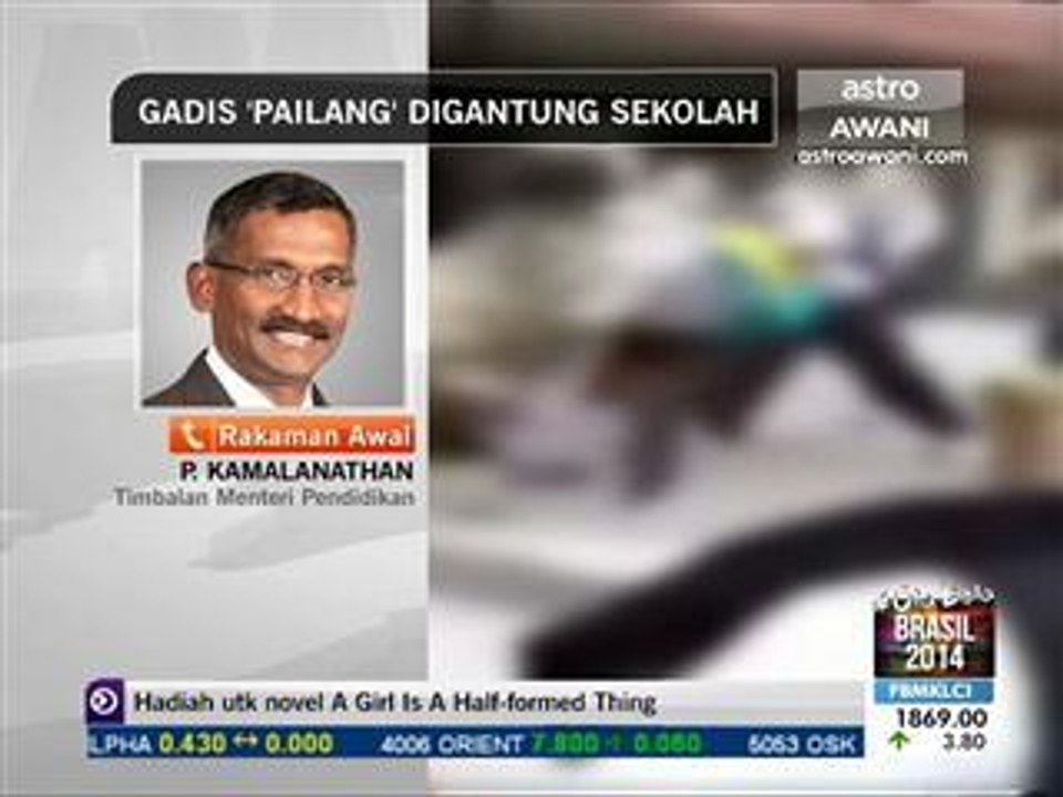 Gadis 'pailang' digantung sekolah