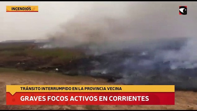 Graves focos activos en Corrientes