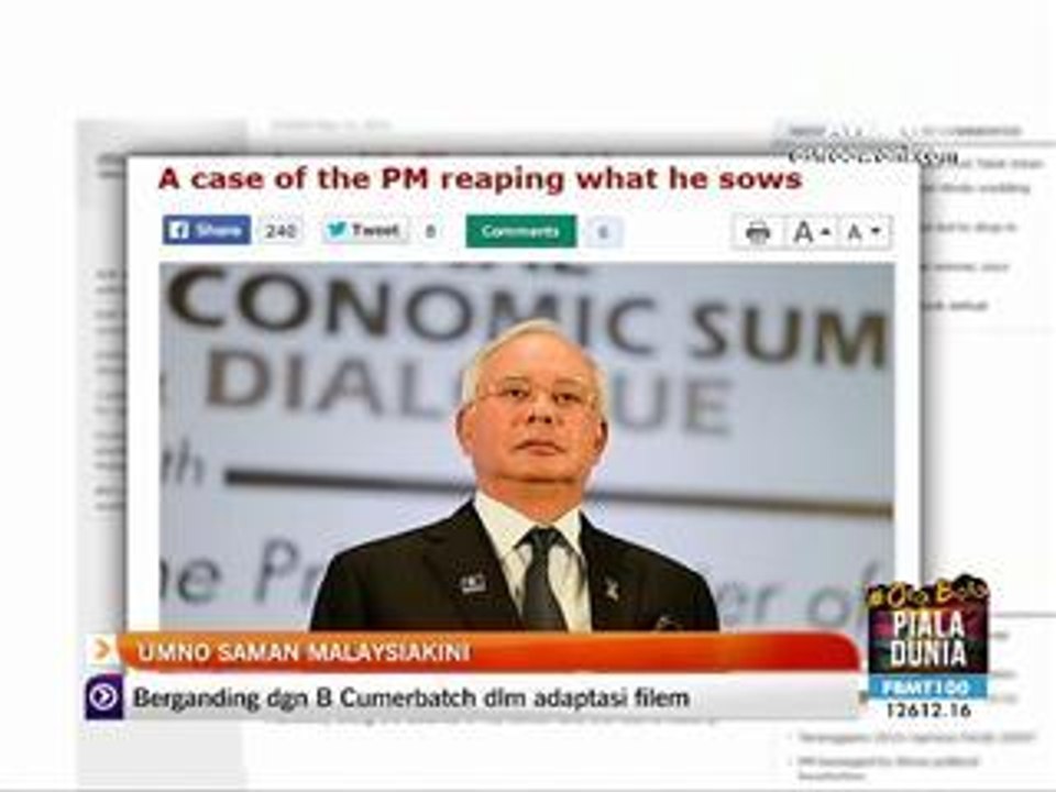 UMNO saman Malaysiakini