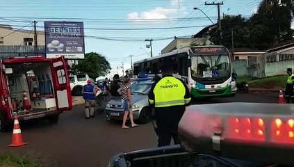 Colisão deixa três vítima feridas em Cascavel