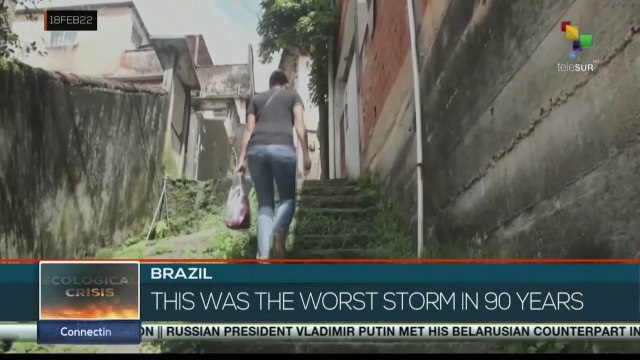 Brazil: Morro da Oficina neighbourhood was the worst hit by the storm that hit Petropolis
