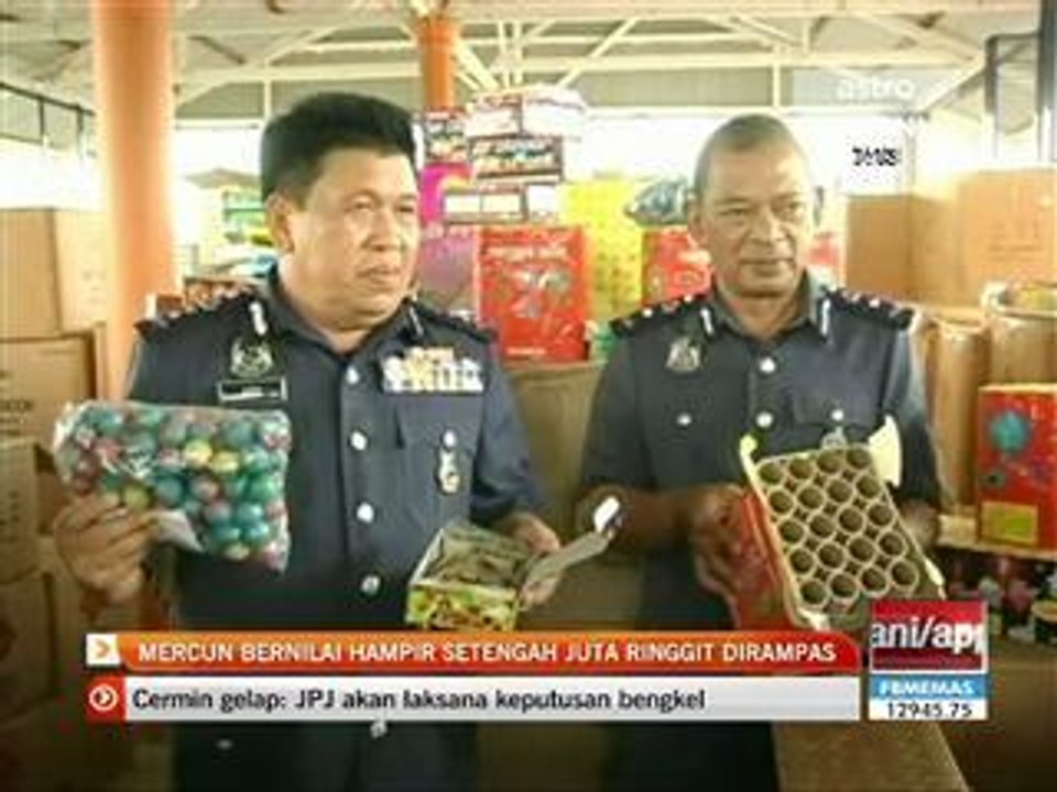 Mercun bernilai hampir setengah juta ringgit di...