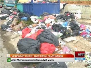 Longgokan sampah jejas lokasi pelancongan