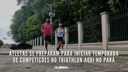 Download Video: Atletas se preparam para iniciar temporada de competições no triathlon aqui no Pará