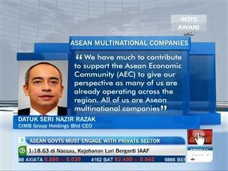 Asean govts must engage with private sector