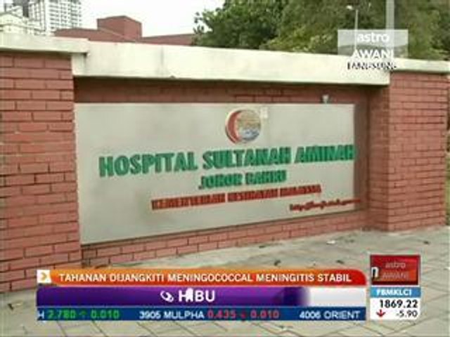 Tahanan dijangkiti meningococcal meningitis stabil