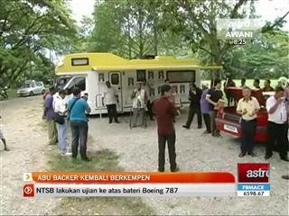 Abu Backer kembali berkempen