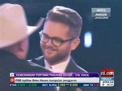 Kemenangan pertama pasukan Usher - The Voice