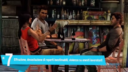 Top 10 PEGGIORI COSE fatte da NATHAN DRAKE in UNCHARTED!