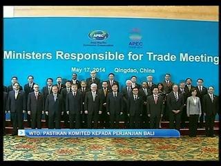 WTO: Pastikan komited kepada perjanjian Bali