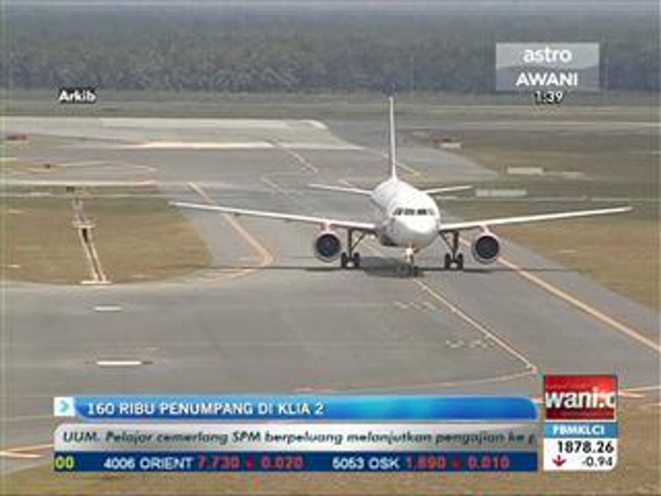 160 ribu penumpang di KLIA2