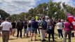 Protesters in Canberra | February 19, 2022 | The Canberra Times