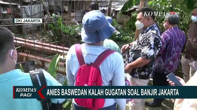 PTUN Minta Anies Baswedan Keruk Kali Mampang Sampai Tuntas