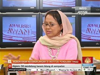 Meneruskan kecemerlangan di institusi pengajian tinggi