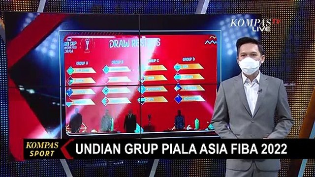 Undian Piala Asia FIBA, Indonesia Masuk Grup A Bersama Austarlia, Yordania, dan Arab Saudi