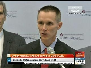 Warga Amerika Syarikat dijangkiti Mers stabil